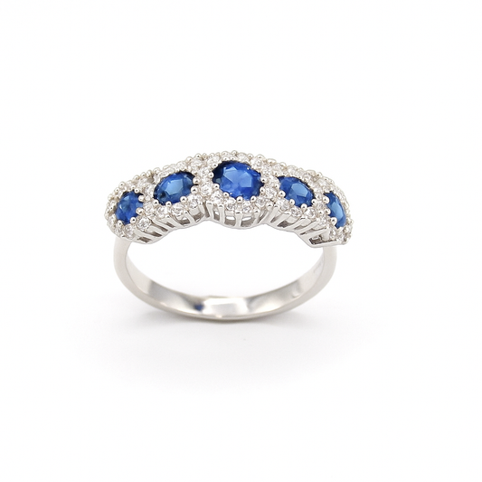 anello con 5 ovalini