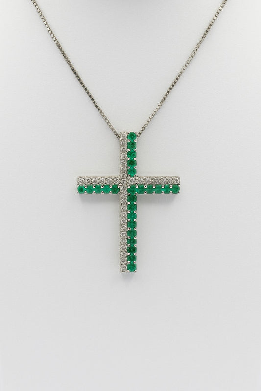 croce zaffiri e diamanti