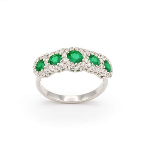 anello con 5 ovalini